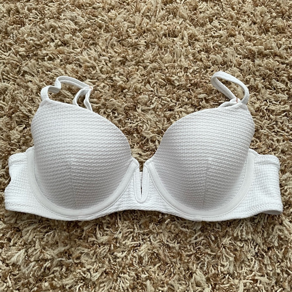 White bikini top